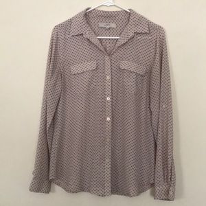 LOFT Patterned Utility Blouse
